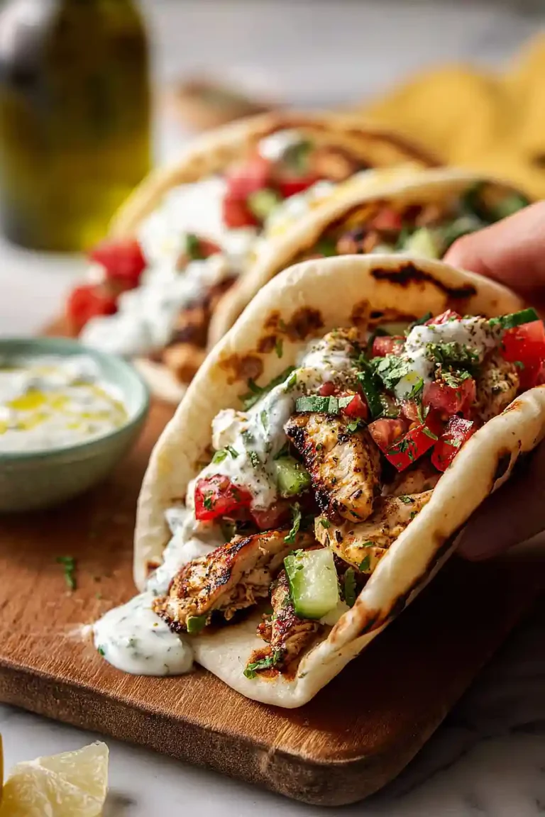 Mediterranean Chicken Tacos