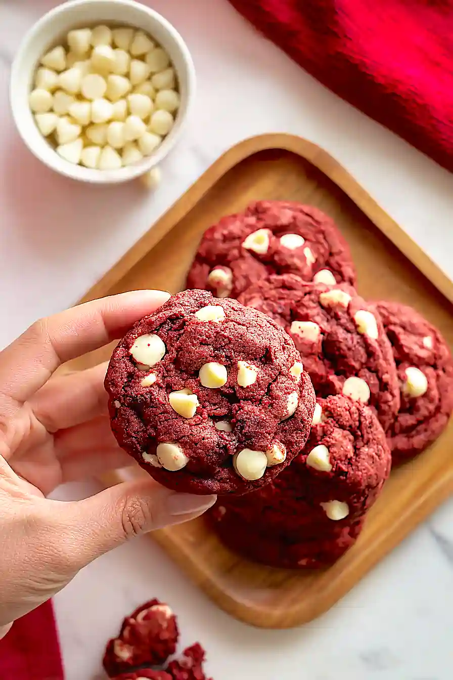 red velvet cookies with beets
