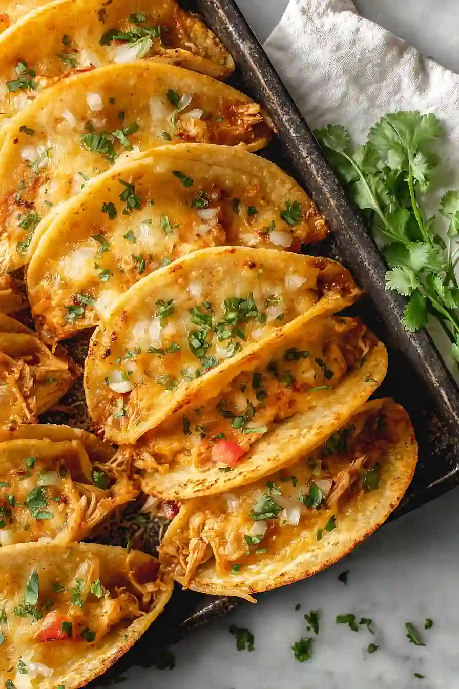 Mini Baked Chicken Tacos