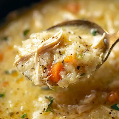 Cauliflower Chicken Soup