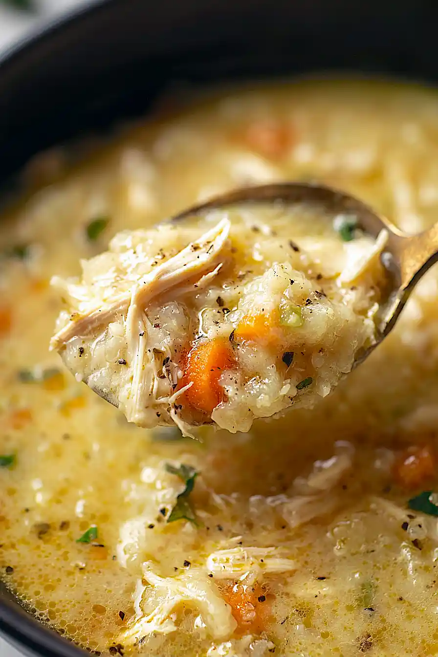 Cauliflower Chicken Soup