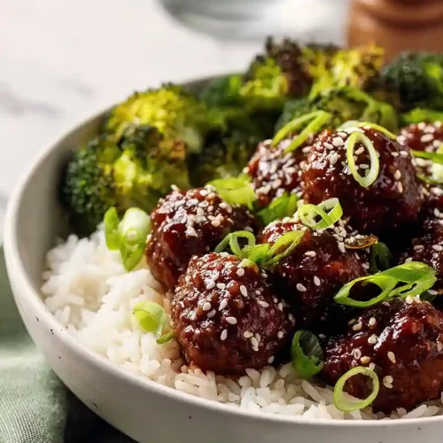 Mongolian Beef Meatballs