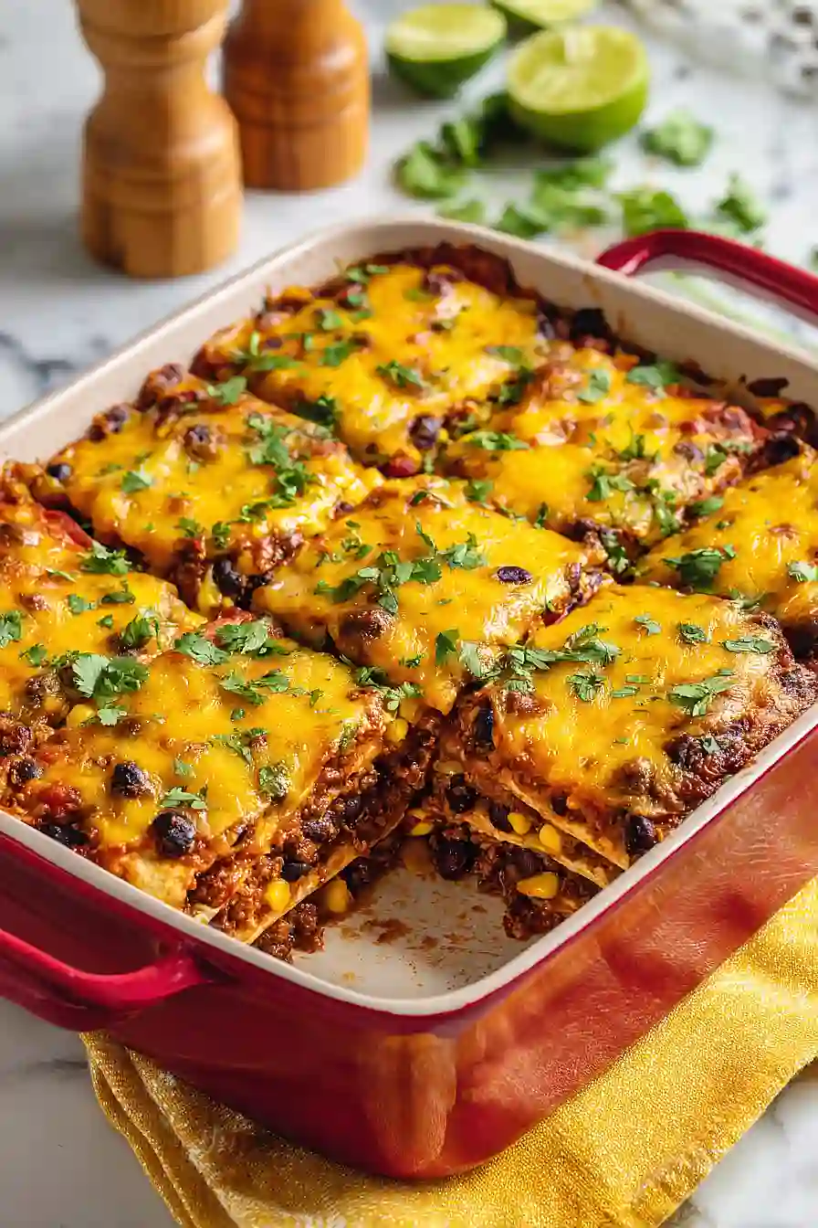 Beef Enchilada Casserole