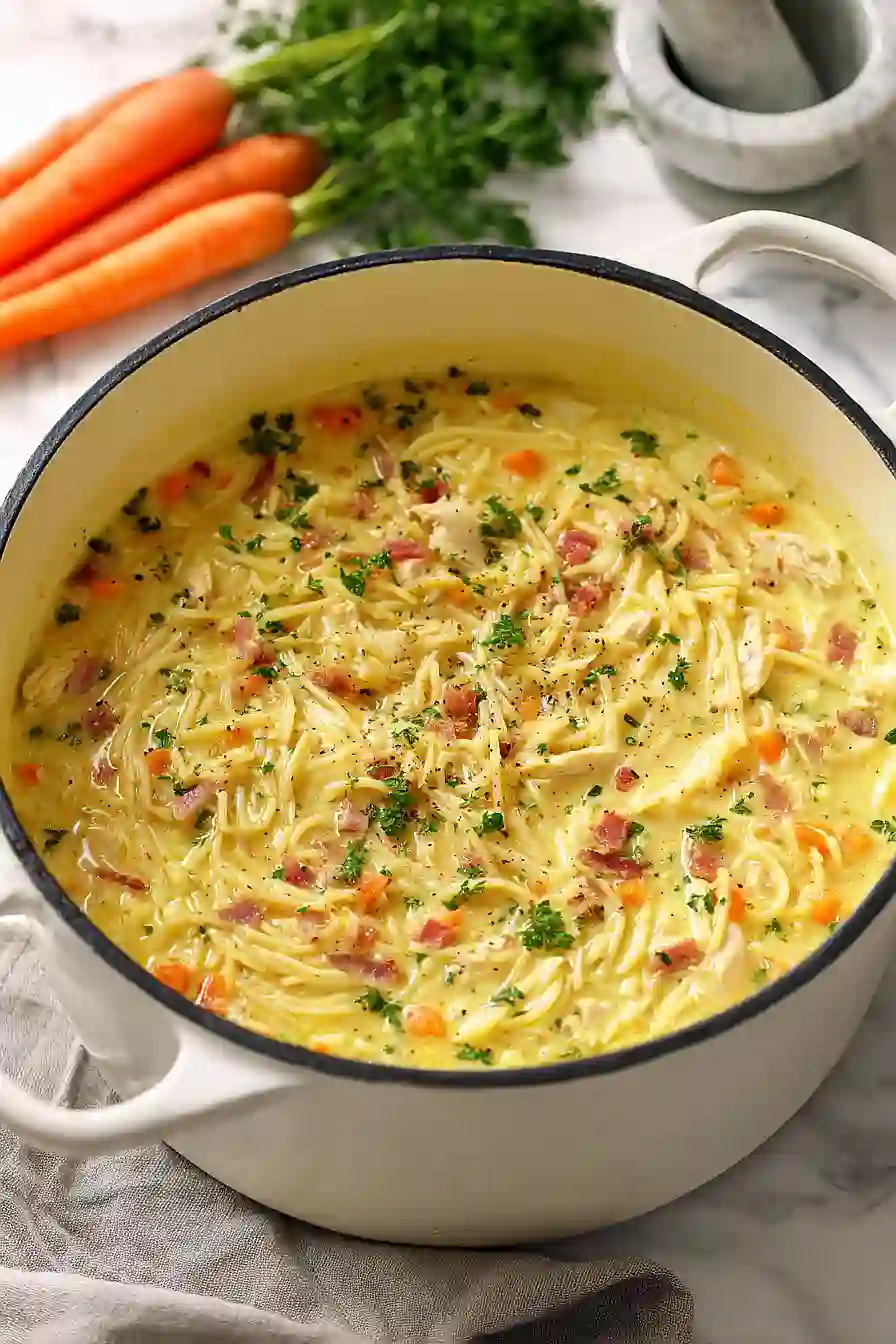 crack chicken noodle soup