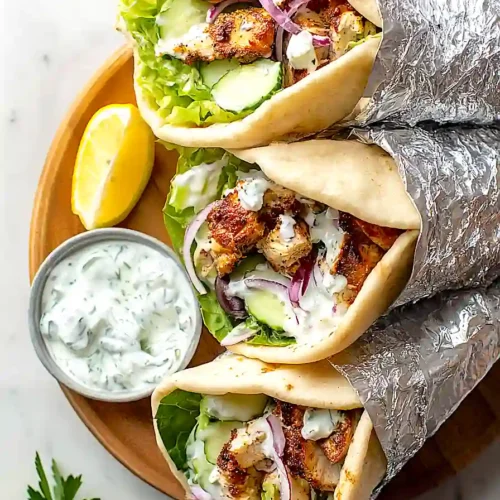 Mediterranean Chicken Wraps