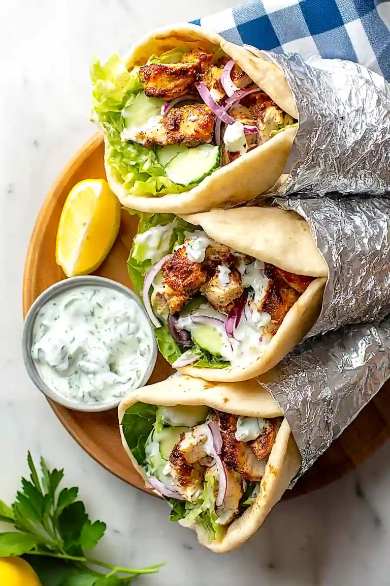 Mediterranean Chicken Wraps