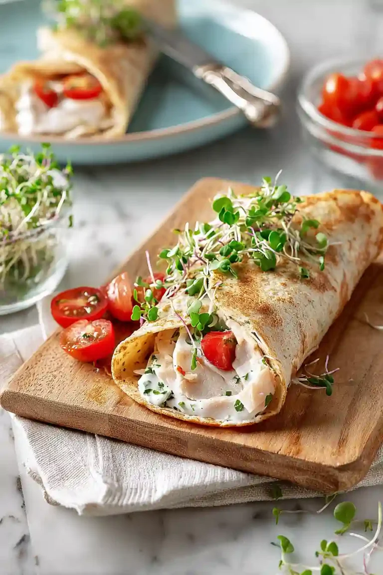 Cheesy Chicken Protein Pancakes