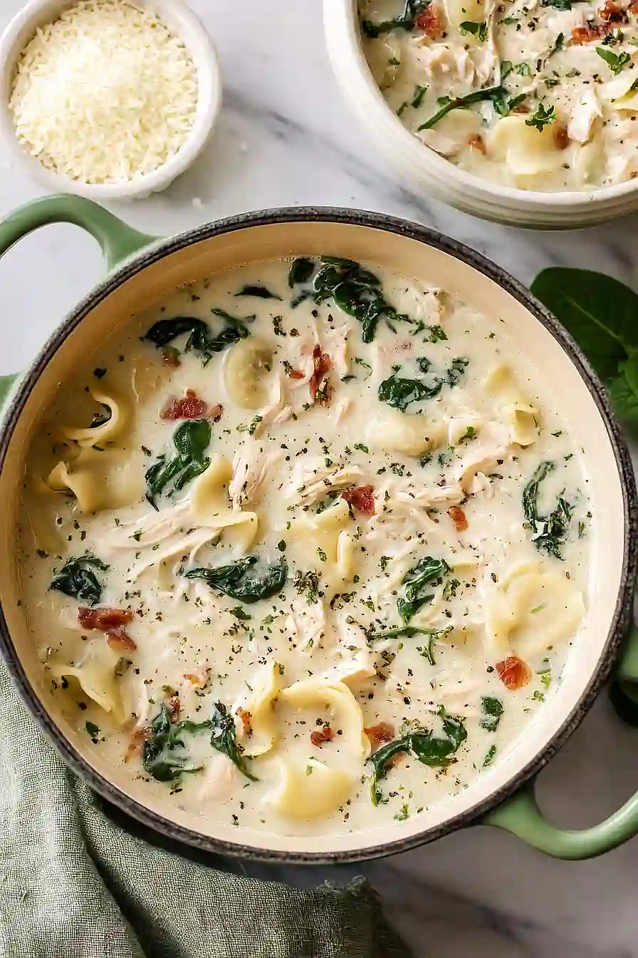 white lasagna soup