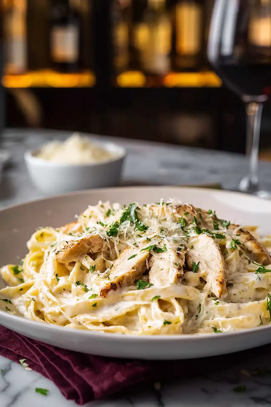 One-Pot Chicken Alfredo Pasta