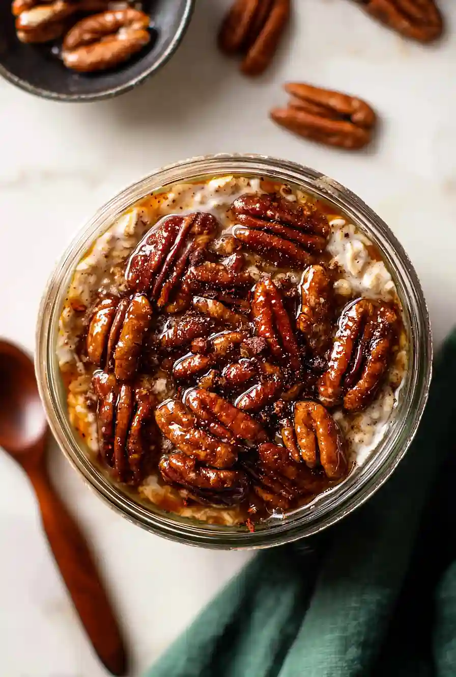 Maple Cinnamon Pecan Overnight Oats