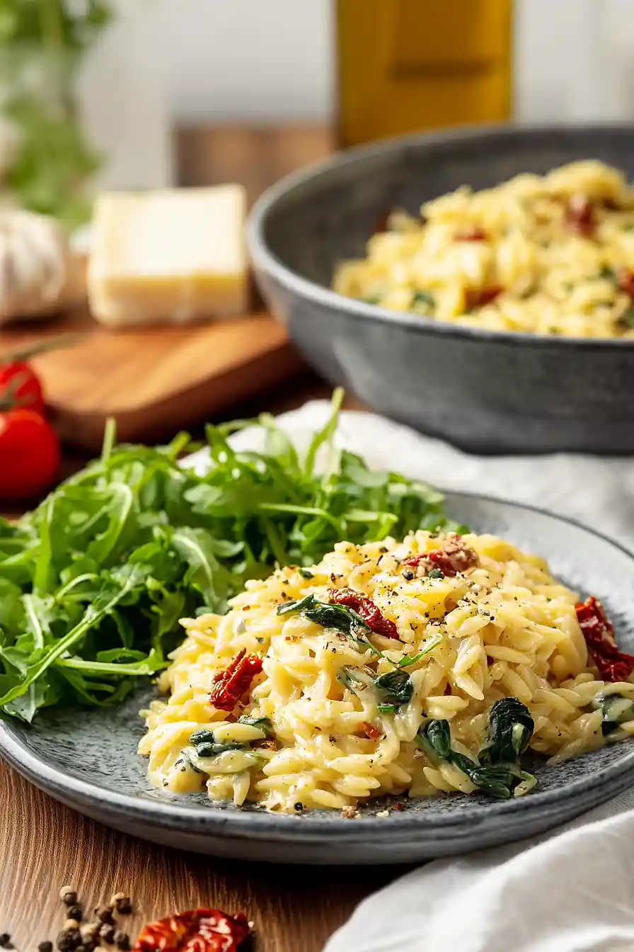 Creamy Tuscan Orzo