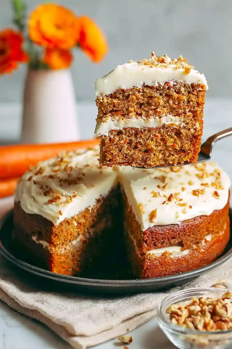 eggless carrot cake