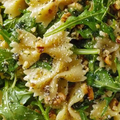 Lemon Arugula Pasta Salad