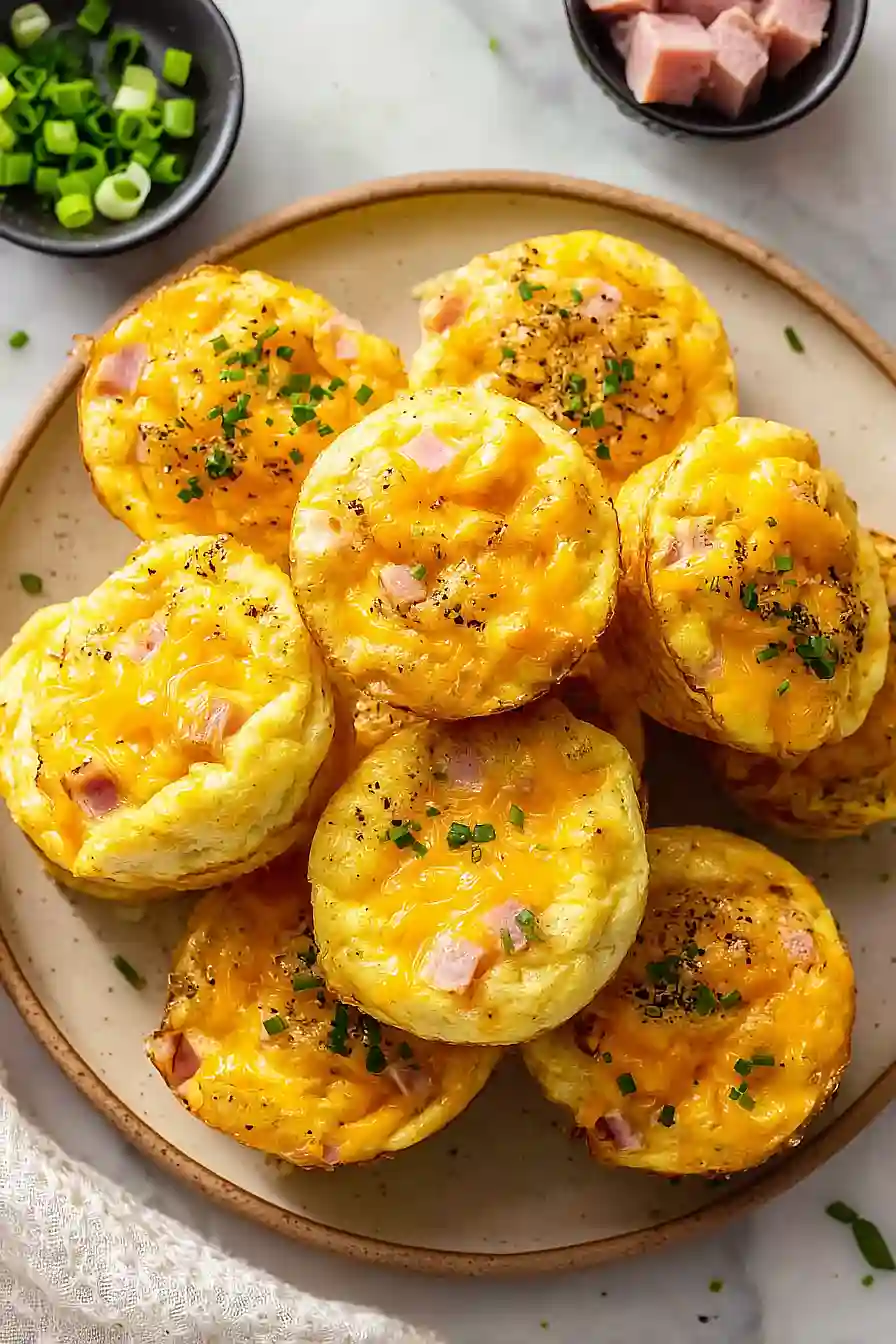 ham and cheese egg muffins