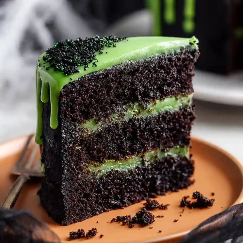 coconut halloween cake