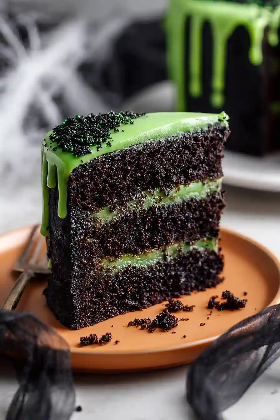 coconut halloween cake
