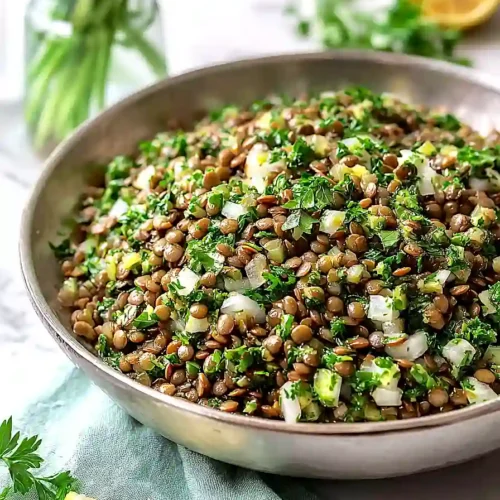 Lebanese Lentil Salad