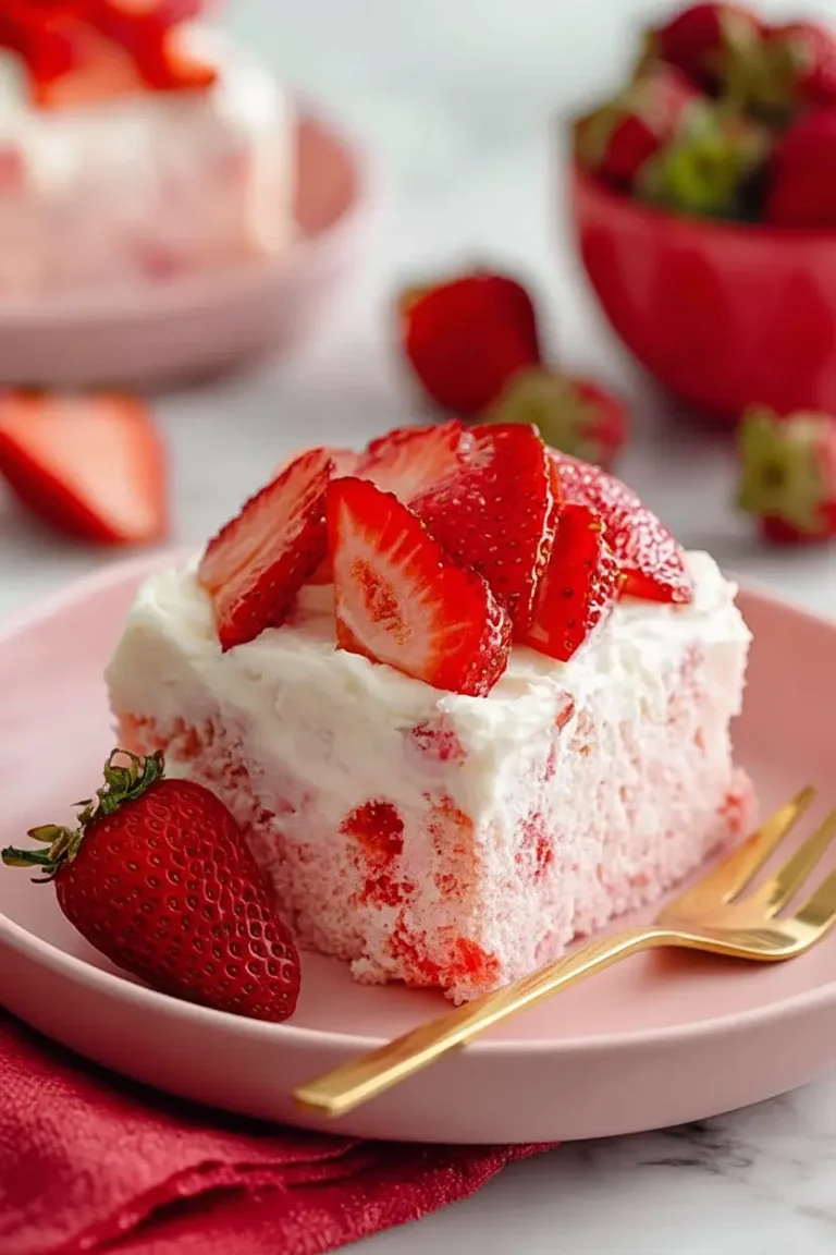 greek yogurt strawberry cake