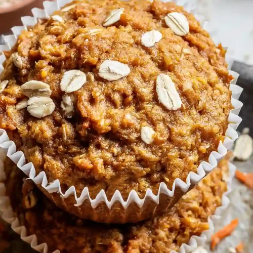 Blender Oatmeal Carrot Apple Muffins