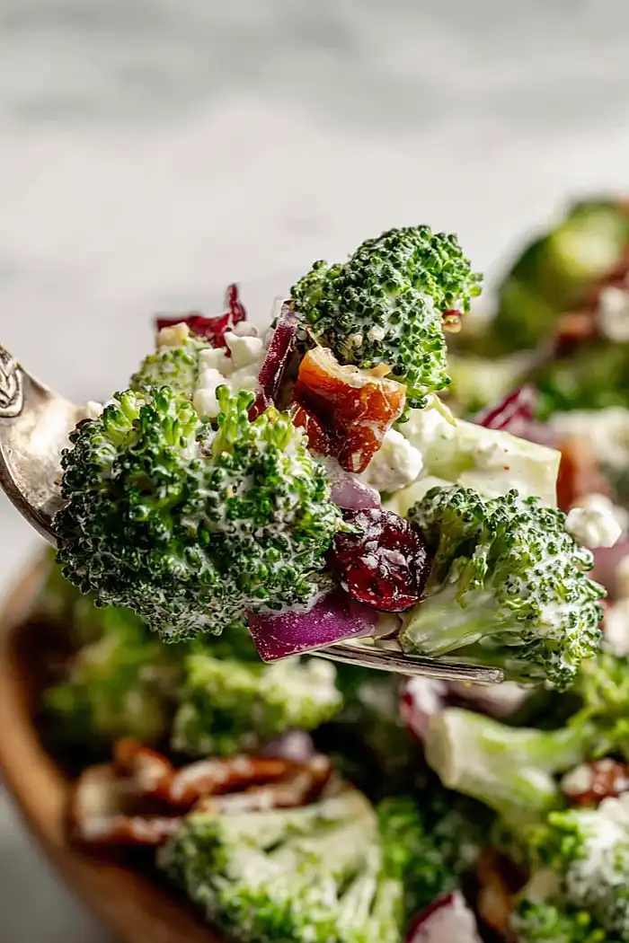goat cheese broccoli salad