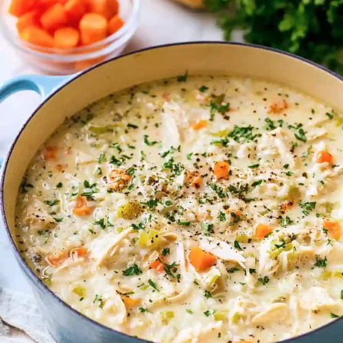 Crack Chicken Rice Soup