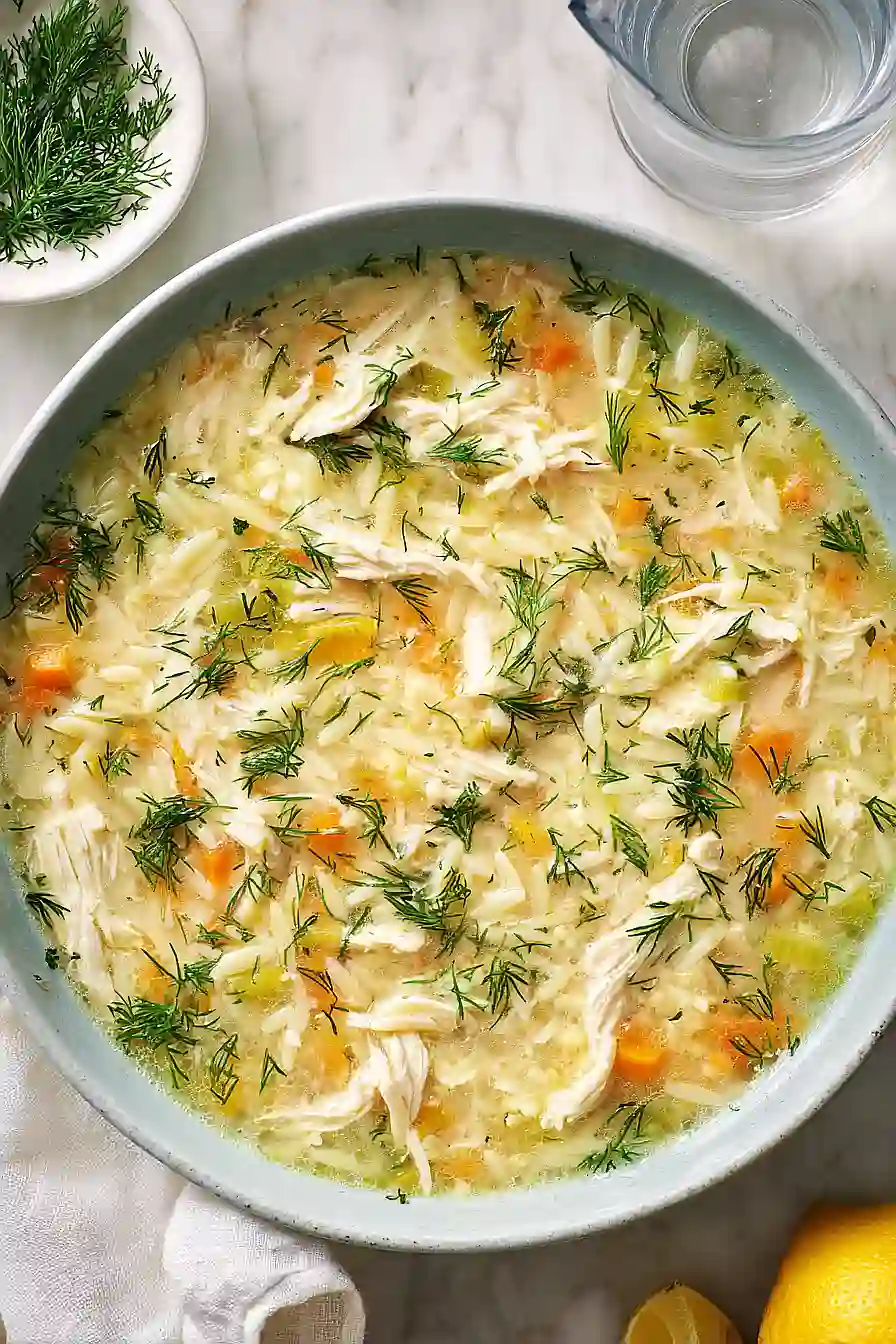 Greek Lemon Chicken Soup
