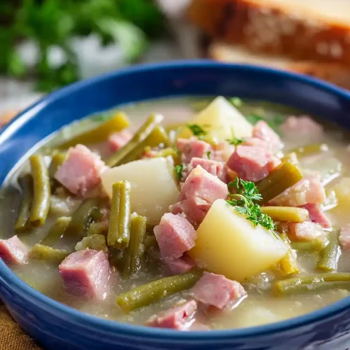 ham green bean and potato soup