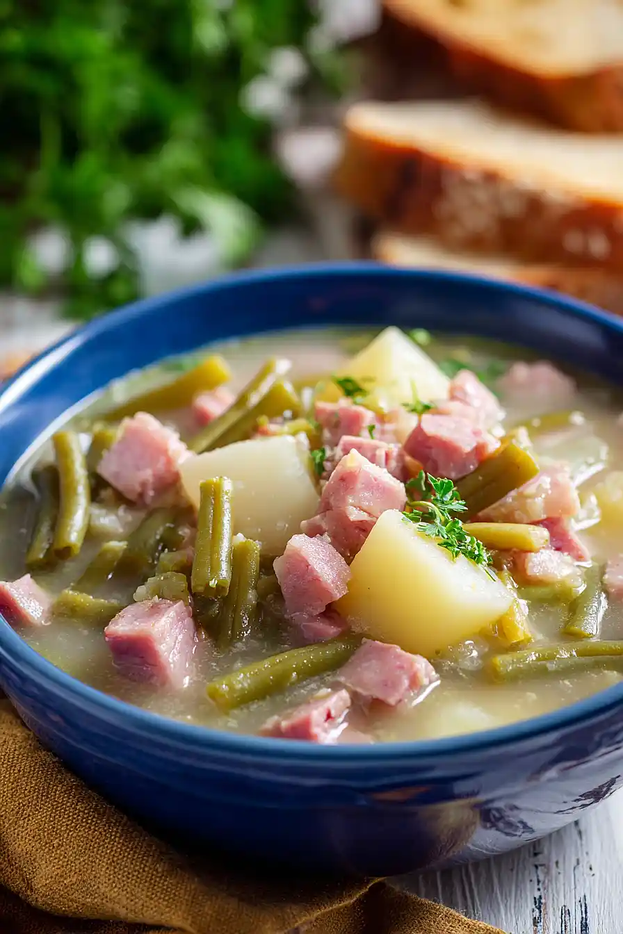 ham green bean and potato soup