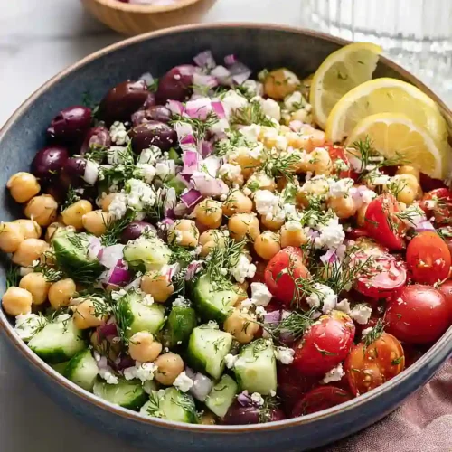 Mediterranean Chickpea Salad