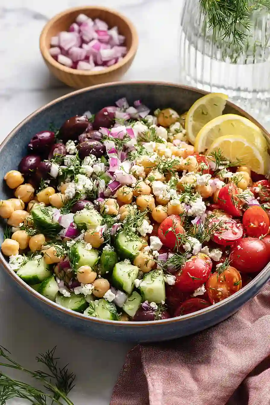 Mediterranean Chickpea Salad