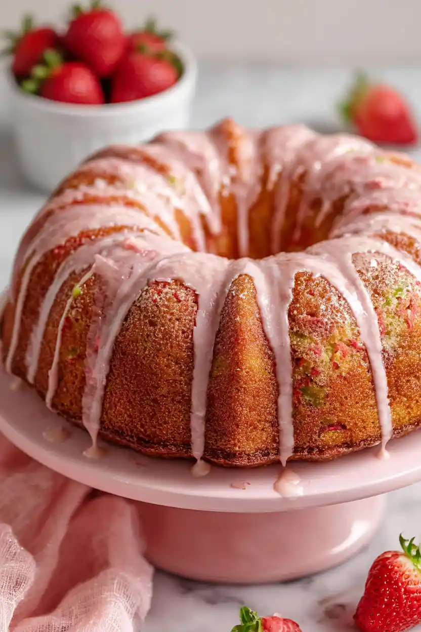 strawberry zucchini cake