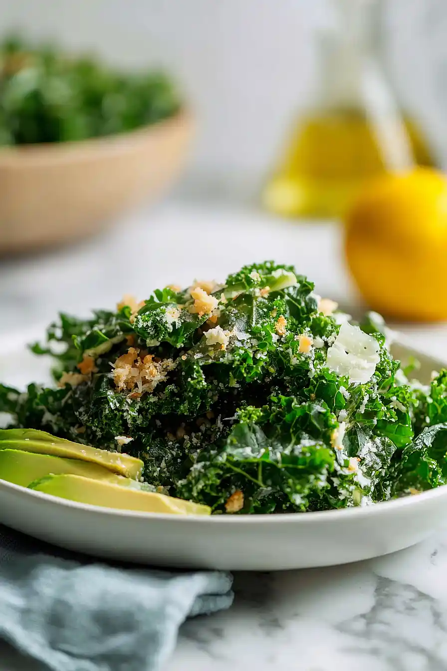 Lemon Parmesan Kale Salad