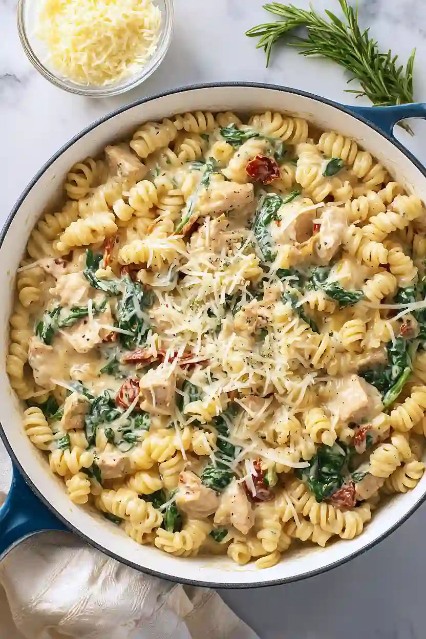 One-Pot Tuscan Chicken Pasta