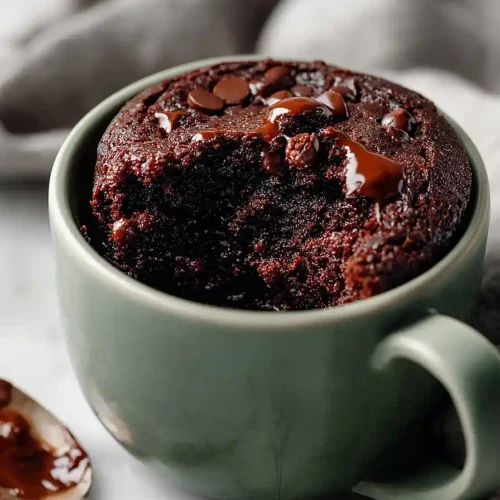 brownie in a mug