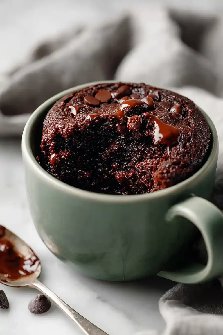 brownie in a mug