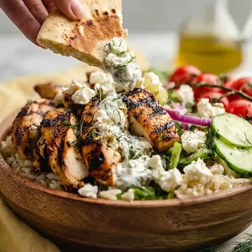 Greek Chicken Gyro Bowls