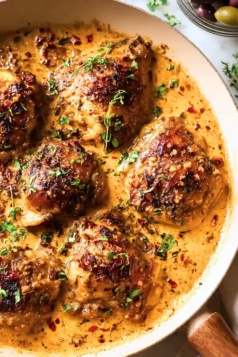 Marry Me Chicken Thighs