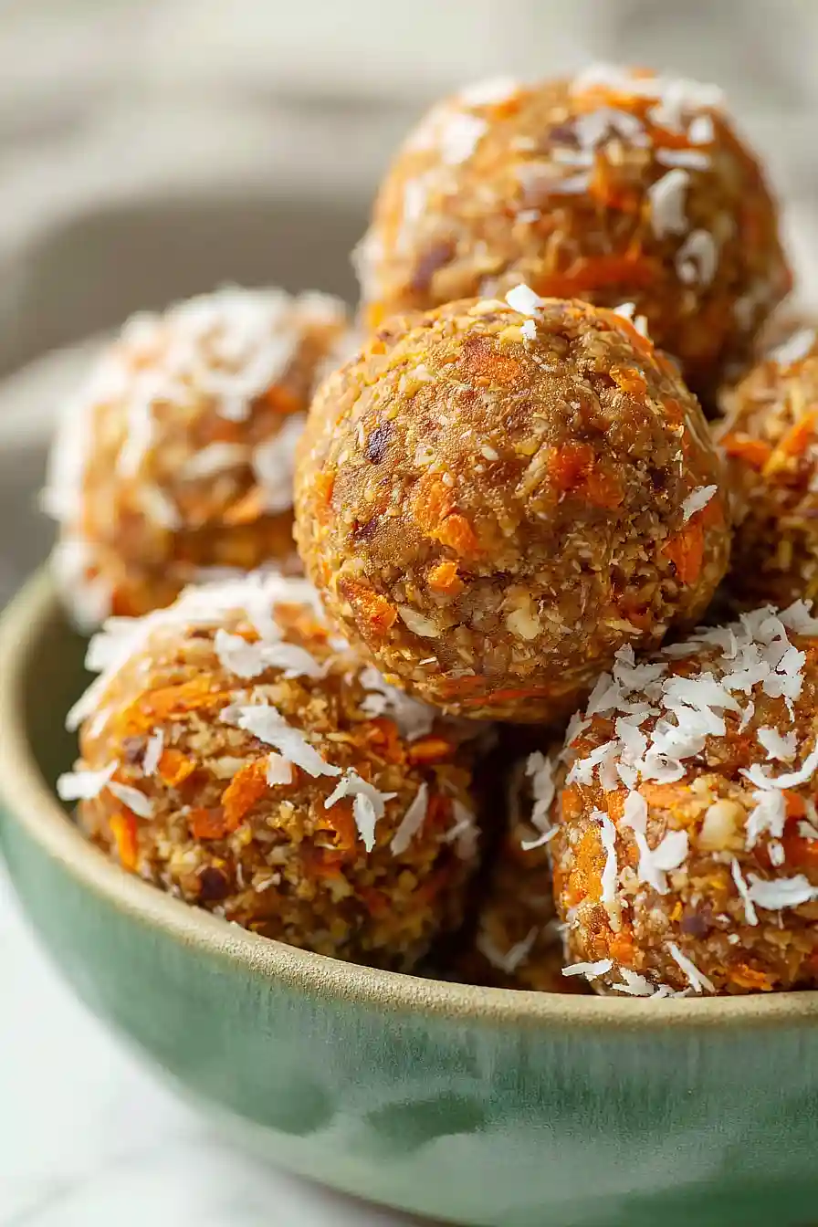 carrot cake energy balls
