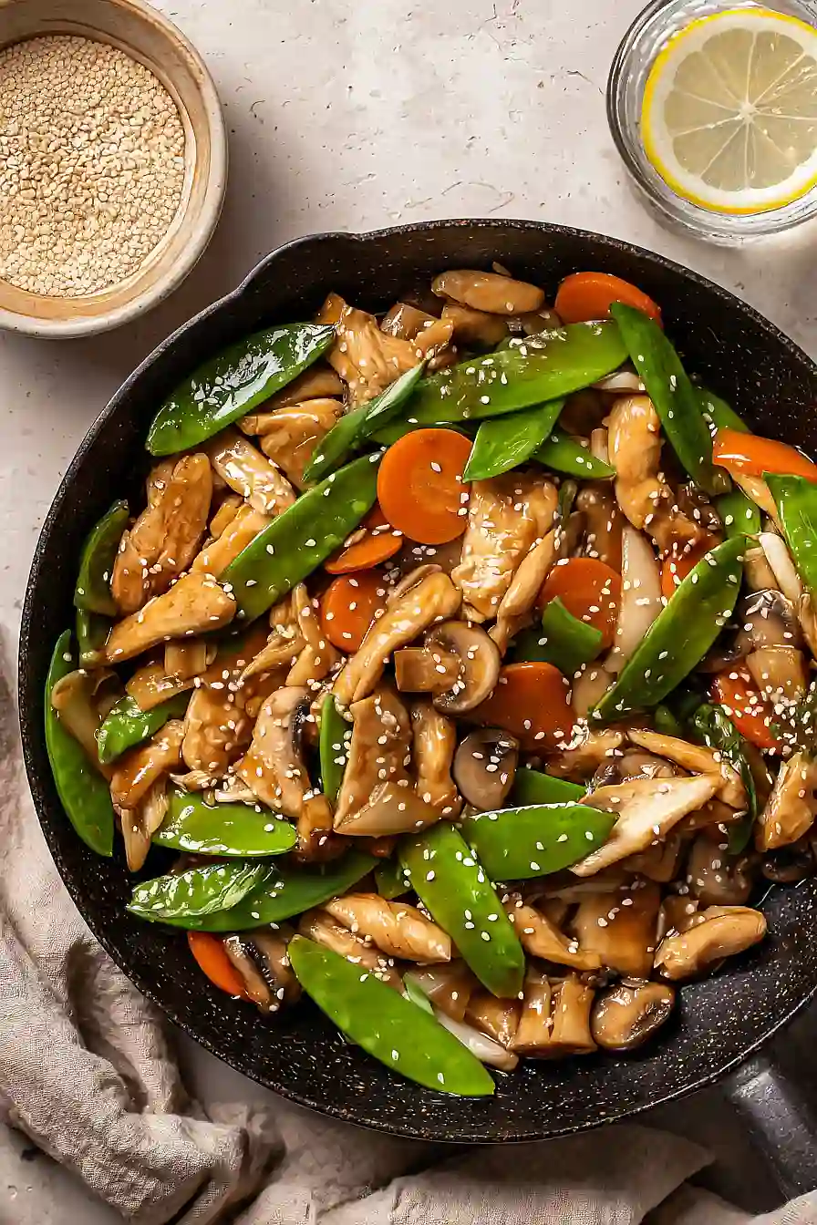 moo goo gai pan chinese stir fry
