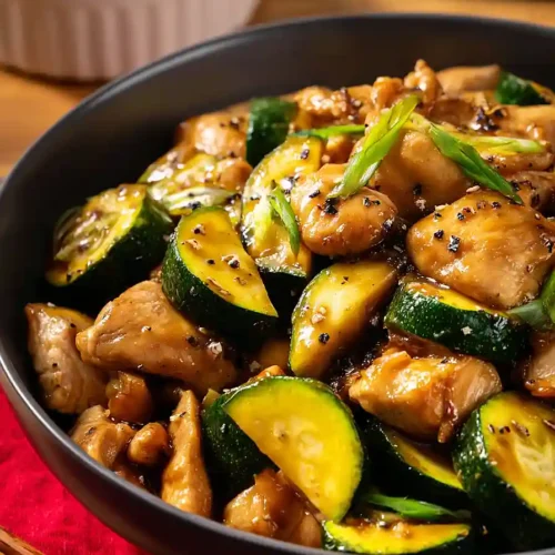 Chicken Zucchini Stir Fry