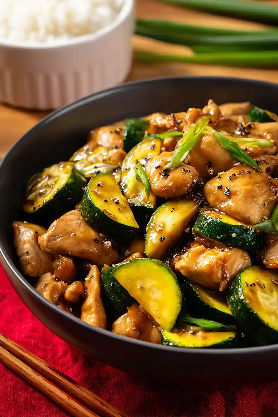 Chicken Zucchini Stir Fry