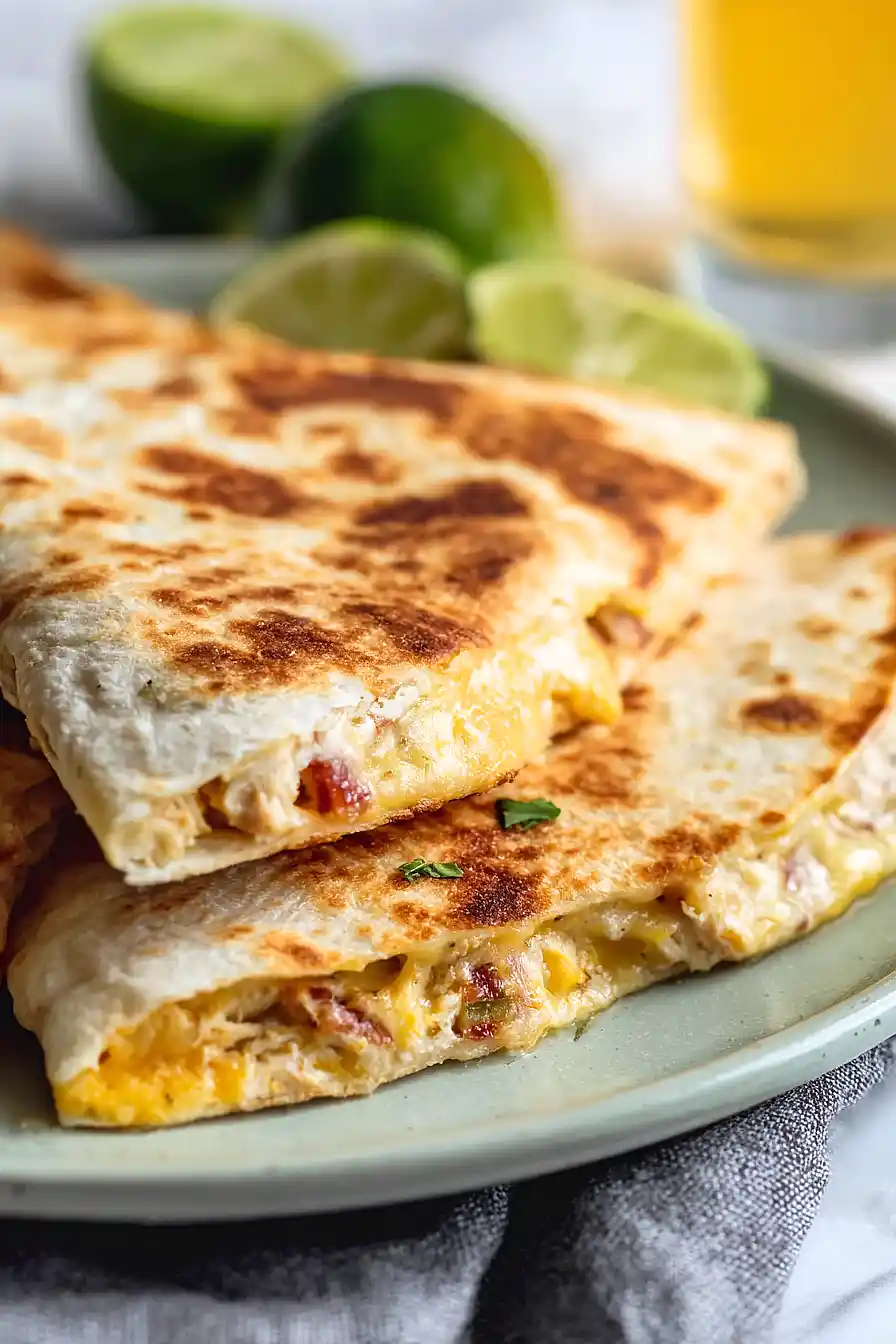 Crack Chicken Quesadilla