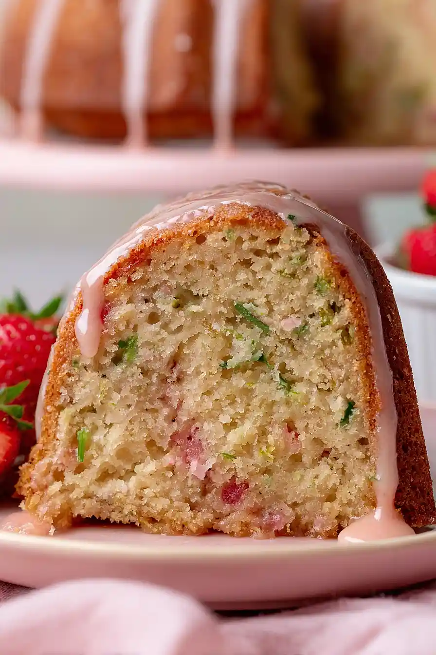 strawberry zucchini cake