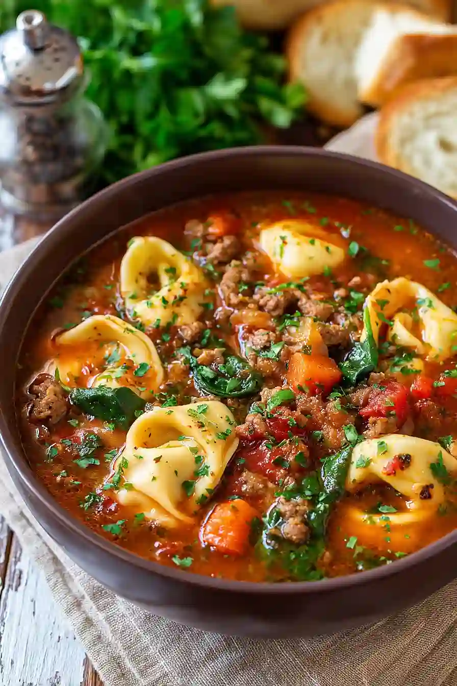 beef tortellini soup