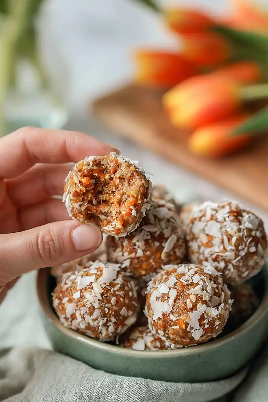 carrot cake energy balls