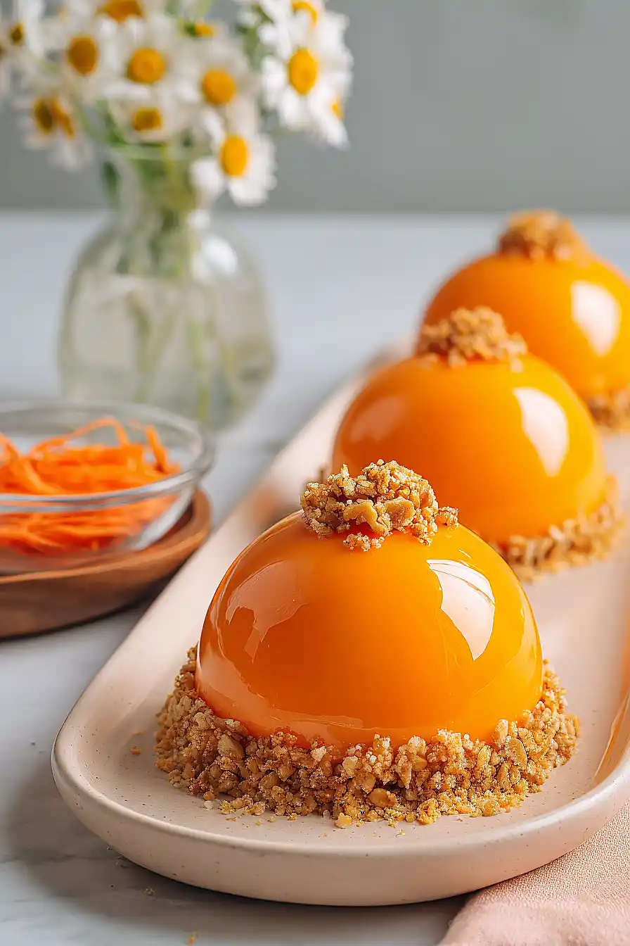 carrot cake entremet