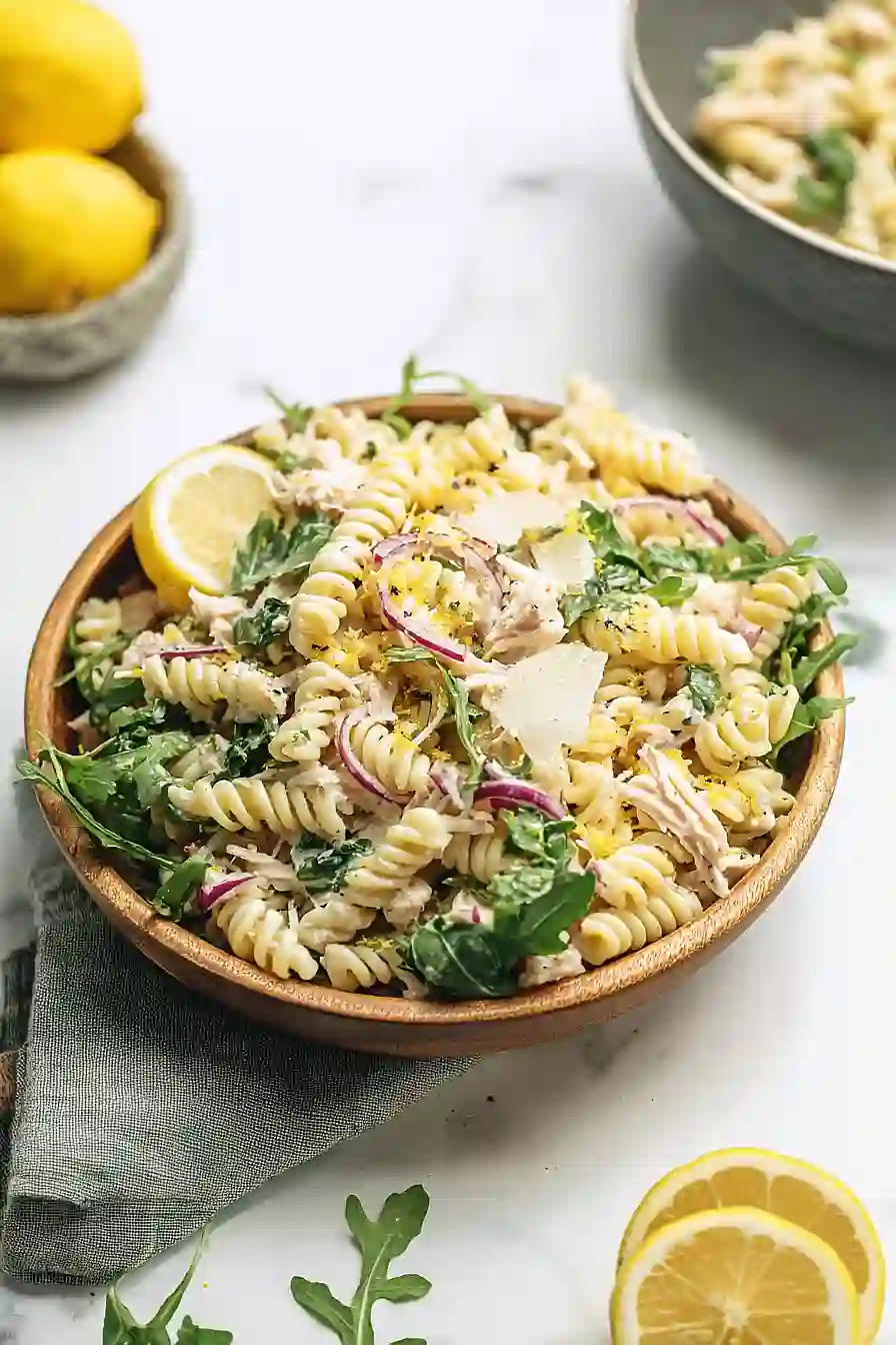 lemon pasta salad