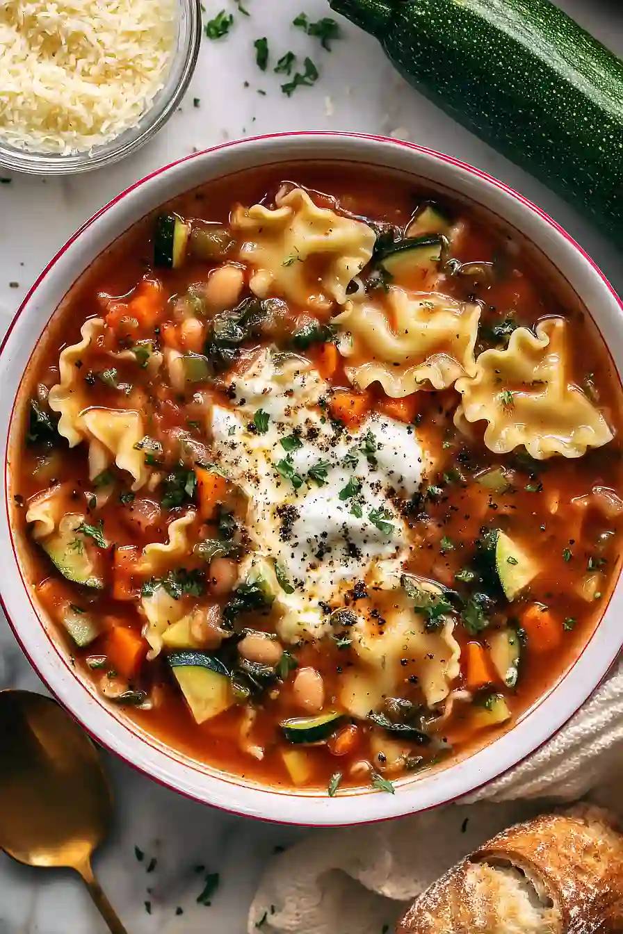 Vegetarian Lasagna Soup