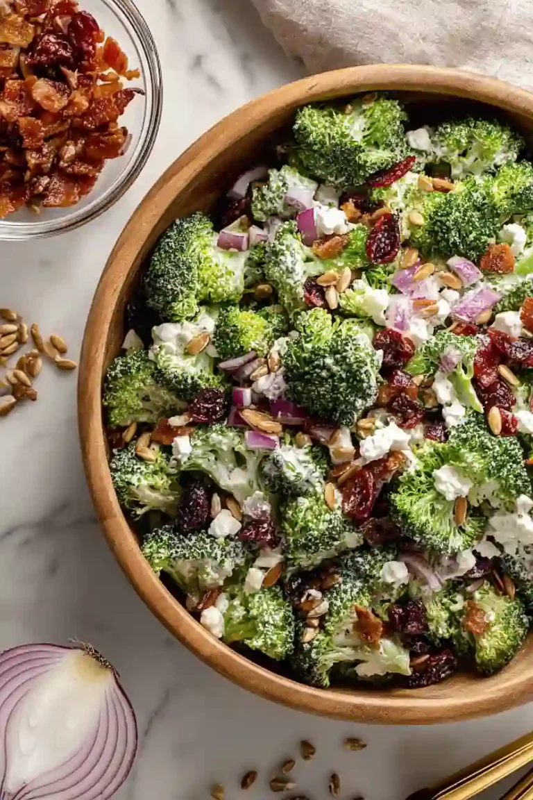 goat cheese broccoli salad