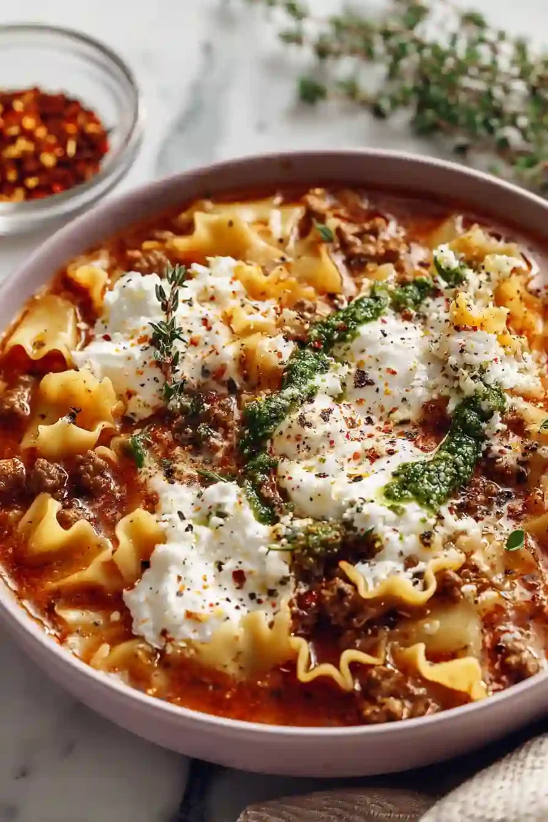 Spicy Lasagna Soup